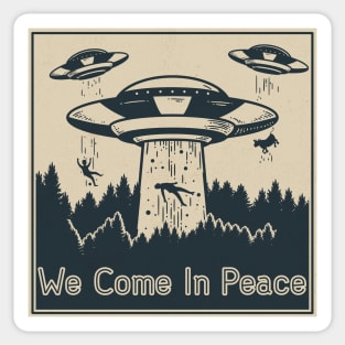 Alien Design, Aliens, UFO, Extraterrestrials, Space Art Sticker